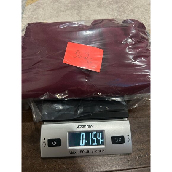 Arizona Jean Co. Jrs. Plus Sateen Skinny Jeans Wine Red Sz 18 Classic 5 Pockets - Picture 9 of 9